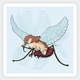 Punimals - Mosquito Hawk Sticker